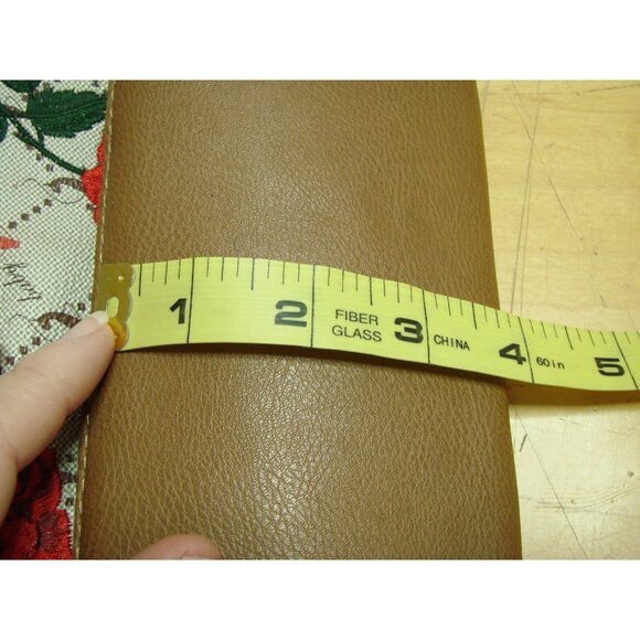 Baby Phat Embroidered Floral Roses Crossbody Bag Chain Strap Purse Canvas PVC - Picture 12 of 15